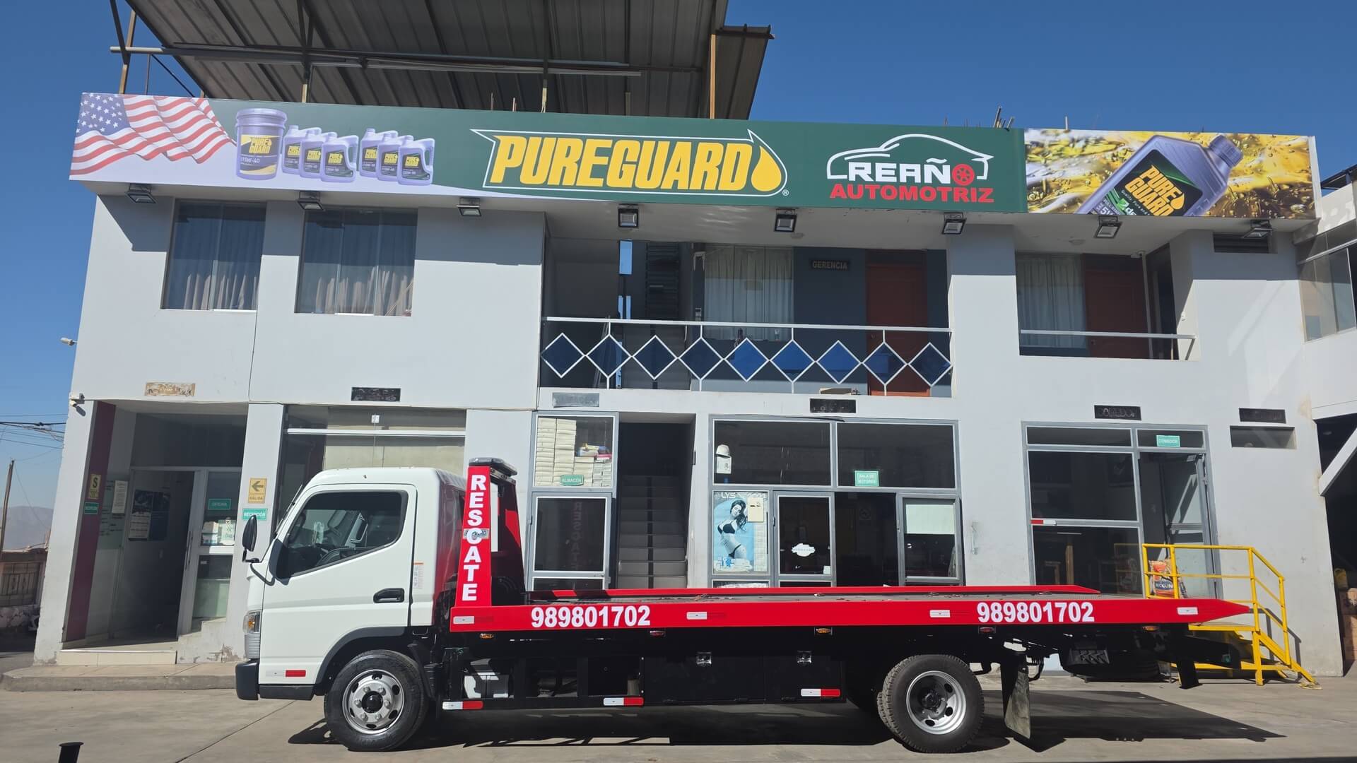 Grúa 24 horas en Arequipa Reaño Automotriz